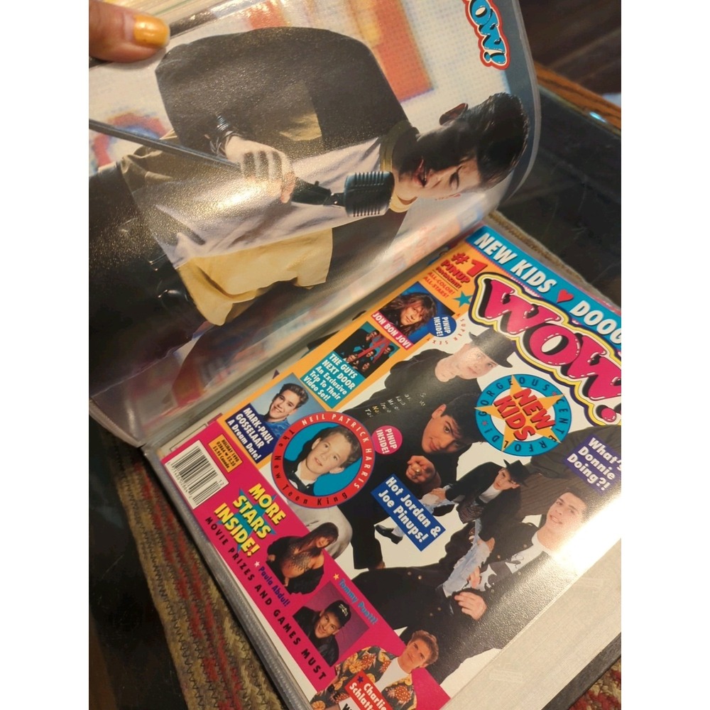 New Kids On The Block ALL HANDMADE BY SUPERFAN HUGE Vintage LOT Scrapbook!!